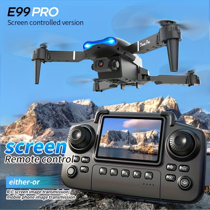 Drone Led Light - E99 PRO MAX: opvouwbare drone met
