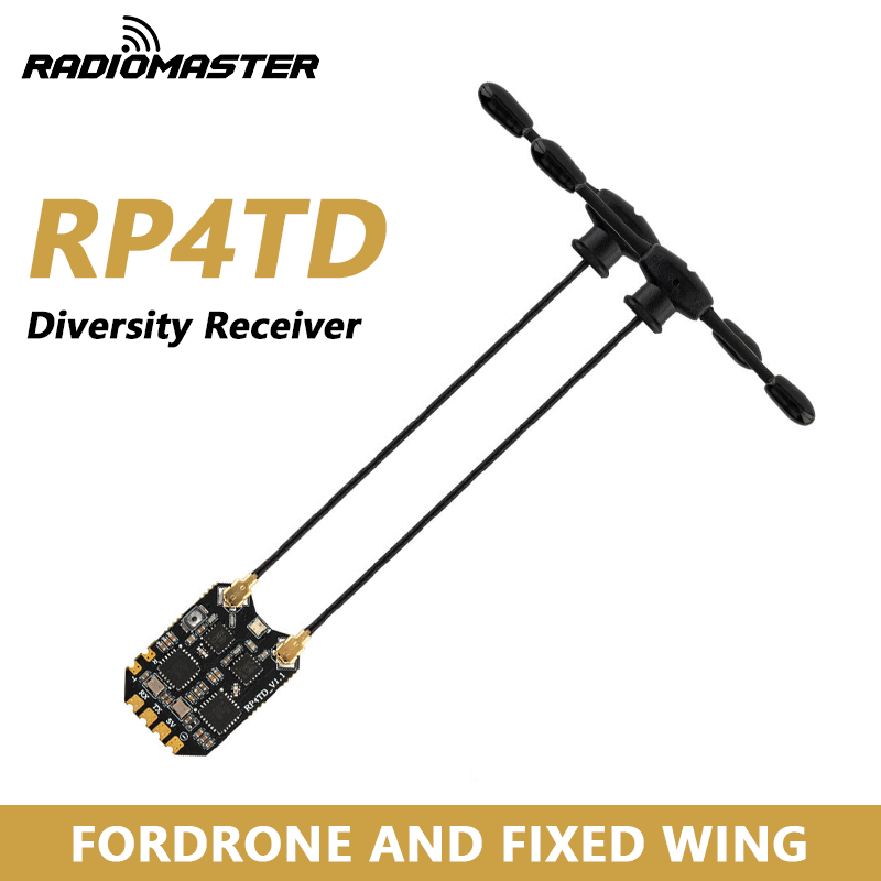 Drone Buzzer - RadioMaster RP4TD ExpressLRS 2,4GHz Diversity-ontvanger met