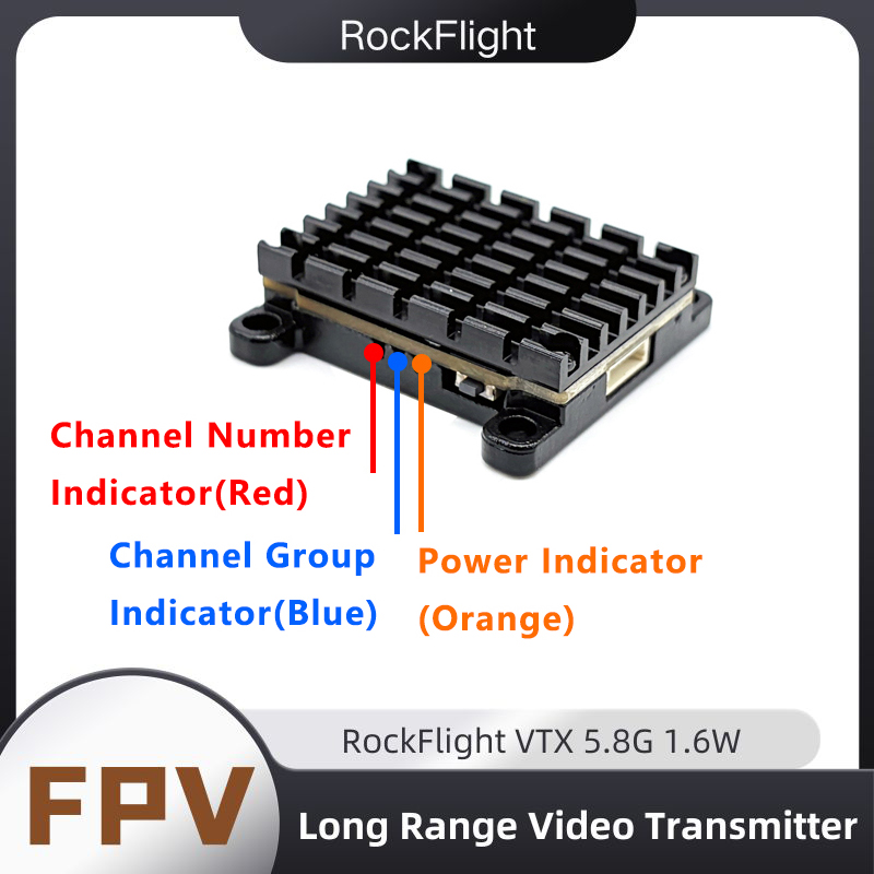 RockFlight TX663 VTX 5.8G 48CH - Drone Transmitter recensie en prijs