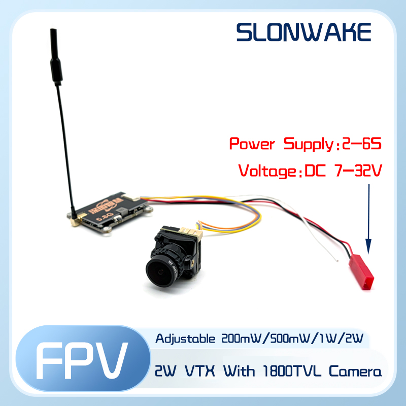SLONWAKE 5.8G 56CH 2W zender V - Drone Transmitter recensie en prijs