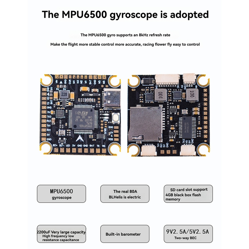 80A+F405/F722 STACK voor 13 in - Drone Flight Controller recensie en prijs
