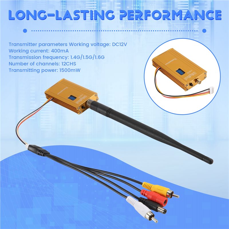A48U 1.5G 1.5W FPV VTX 12CH 15 - Drone Transmitter recensie en prijs