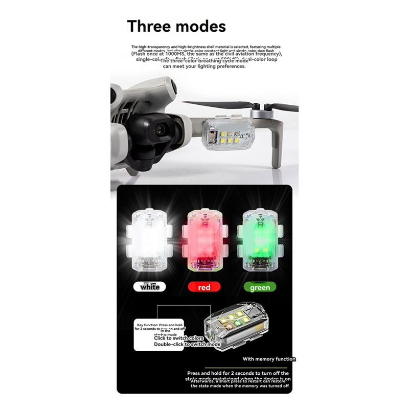 ABZZ – LED-nachtlamp voor DJI- - Drone Led Light recensie en prijs
