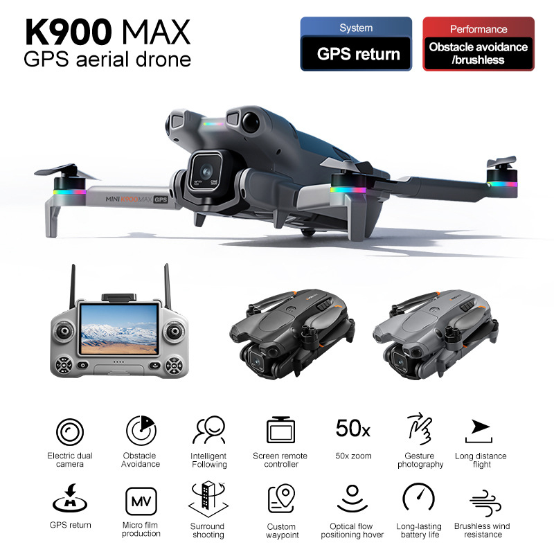 K900 Max Drone Kit 4,5 inch sc - Drone Gps Mount recensie en prijs